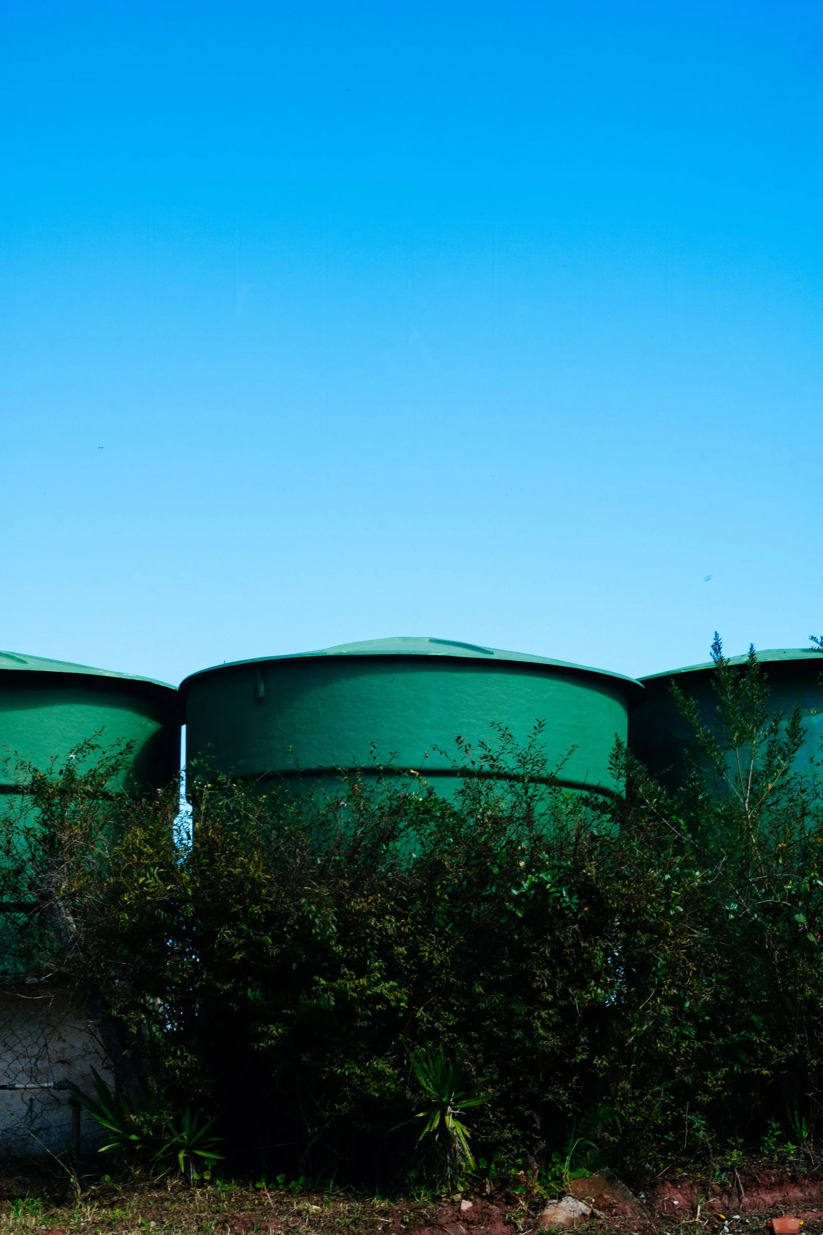 Tanques de biogás verdes